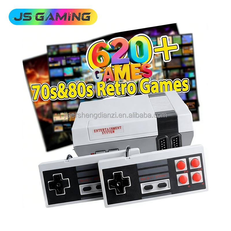 JSGAMING 8bit Mini Game Anniversary Edition Retro Classic Video 620 Retro Game Console AV TV Game Consoles for Nintendo N E S