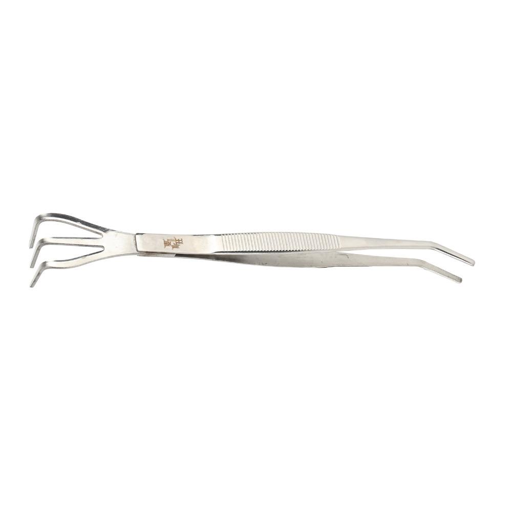 Stainless Steel Bonsai Tweezers Lightweight Gardening Tool Durable Root Rake Potted Plants
