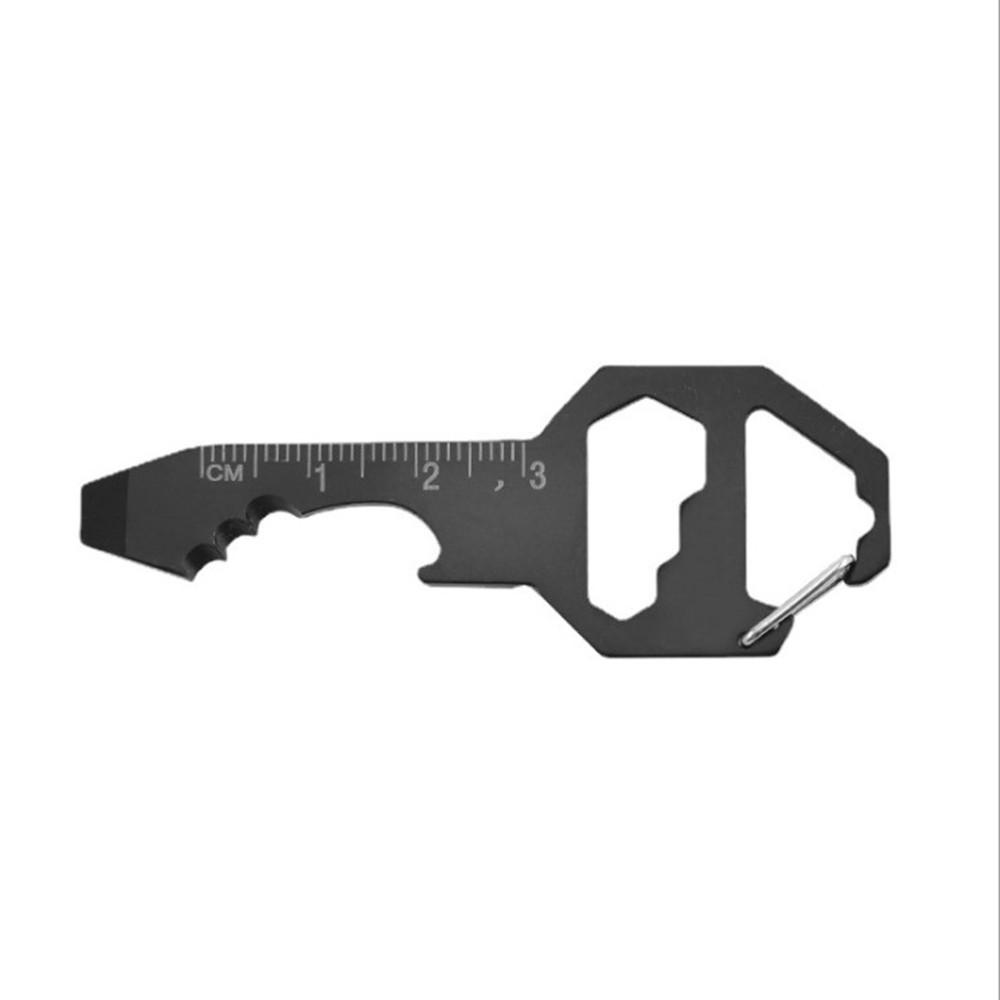 1PC Card Type EDC Tool Card Многофункциональный брелок для ключей Открывалка для бутылок Внутренний шестигранный кулон Портативная отвертка Мини-инструмент