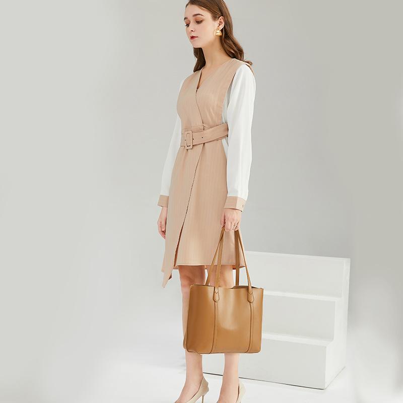 Сумка-тоут для женщин Новый стиль Простая и модная Большая вместимость Сумка для поездок на работу Сумка на плечо Сумка-тоут Элегантная женская сумка