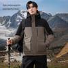 SNOWFLYING Men's Hooded Down Jacket