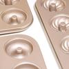 6/12 Cavity Donut Baking Mold Carbon Steel 4 Shapes Cake Baking Tray Easy To Clean Reusable Donut Muffin Pan Dessert Making