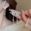 Dripping Butterfly Tassel Pearl Earrings Super Fairy Sweet and Delicate Earrings Light Luxury Premium Versatile Earrings Women