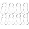 8pcs Survival Wire Saw Camping Outdoor Stainless Steel Wire Saw Cable Chain Chainsaw