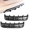 Car Universal ABS Chassis Shark Fin Bending Insert Rear Spoiler Bumper Diffuser