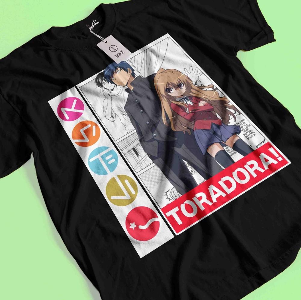 Toradora Shirt Taiga Aisaka Tshirt Ryuji Takasu TShirt Minori Tee Yusaku Anime Unisex T-Shirt