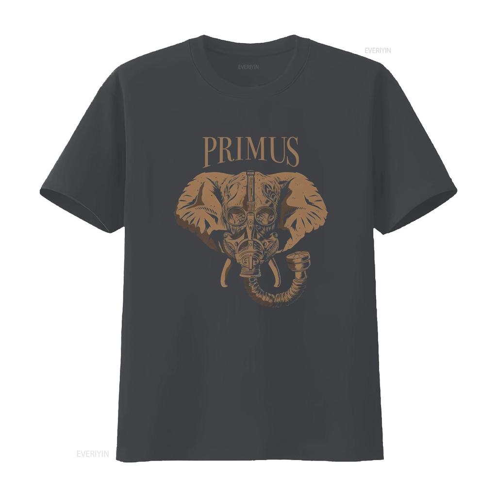 Хлопковая футболка Primus Steampunk Слон Дизайн Les Claypool Larry LaLonde Tim Alexander винтажная Стирка Дышащая Повседневная