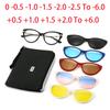 2353 Оправа Кошачий глаз Металлическая дужка Магнитный зажим Очки для близорукости 0 -1.0 -2.0 До -6.0 Солнцезащитные очки для дальнозоркости +0.5 +1.0 +2.0 До +6