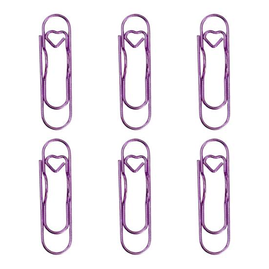 6 шт. Металлические скрепки для ручек в форме сердца, Держатели для ручек для блокнотов, Цветные скрепки для бумаги, Милые фигурные скрепки, Школьные принадлежности, Органайзер