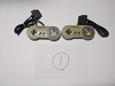 Восстановленный набор из 2 контроллеров Nintendo SFC