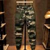 Мужские молодежные модные брюки-карго камуфляжной расцветки с эластичной талией и множеством карманов