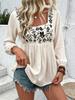 European and American women's clothing lace square collar short sleeve European and American 1116 new embroidered shirt spring and summer cool and