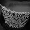 Reusable Chain Mail Scrubber with Hanging Ring Washing Net New Cast Iron Cleaner  Clean Pot Pans