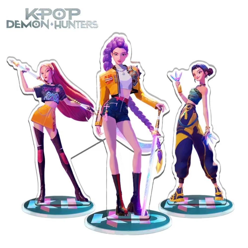 K-pop Охотник на демонов Саджа Мальчики Акриловая подставка Персонаж Корейское Аниме Фильмы Демон Тигр Модели Мультяшный Акриловый Настольный Орнамент Подарок для фанатов