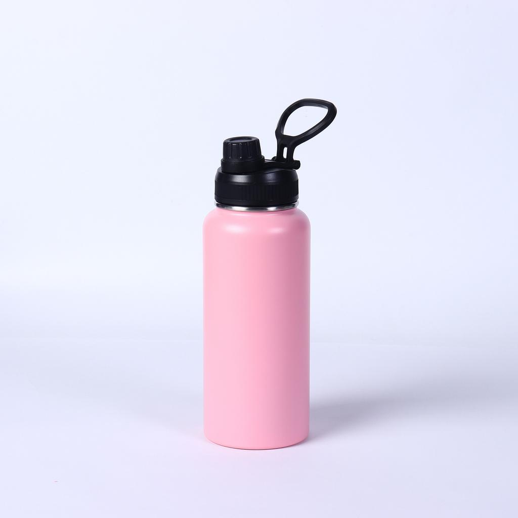 24oz BPA Free Stainless Steel Large Capacity Water Bottle Reusable for Road Trips Family Road Trips Weekend Getaways