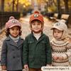Детская шапка с защитой ушей из искусственного мутона с отворотами для малышей и детей, для мальчиков и девочек