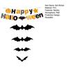 Halloween Bats Decorations Outdoor Indoor 3D Bat Stickers Horror Gothic Theme Paint-Safe Adhesive Waterproof Decals