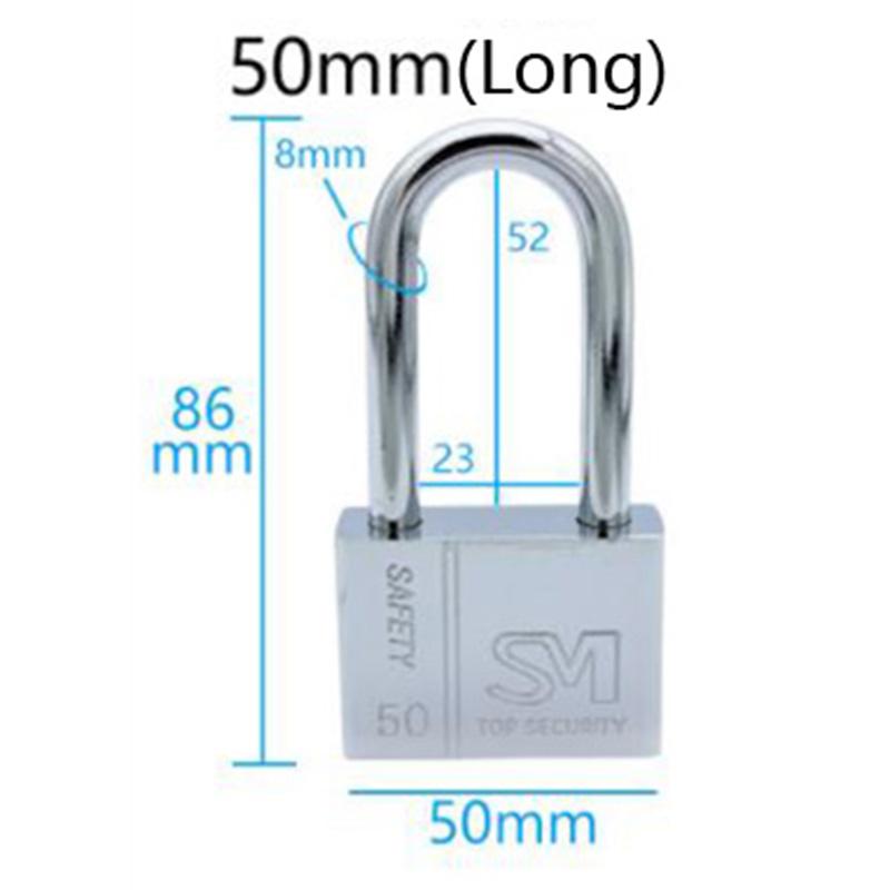 Stainless Steel Padlock Cabinet Outdoor Lock Durable Use Heavy Duty High Security Solid Door Gate Box Safety