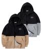 Ghost Republic Двухцветная блочная oversize флисовая толстовка на молнии Ghz-260