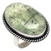 Prehnite Gemstone Handmade Silver Jewelry "8"