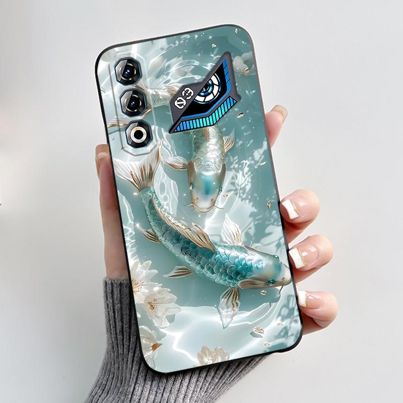Чехол для ZTE Nubia Neo 3 GT 5G Z2465N Милый Кролик Черный Мягкий ТПУ Силикон Ударопрочный Задняя Крышка Для ZTE Nubia NEO3 GT 5G Корпус