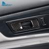Real Dry Carbon Fiber Door Pull Handle Cover Trim for Ford Mustang 2015 2016 2017 2018 2019 2020 2021-2027 Interior Accessories