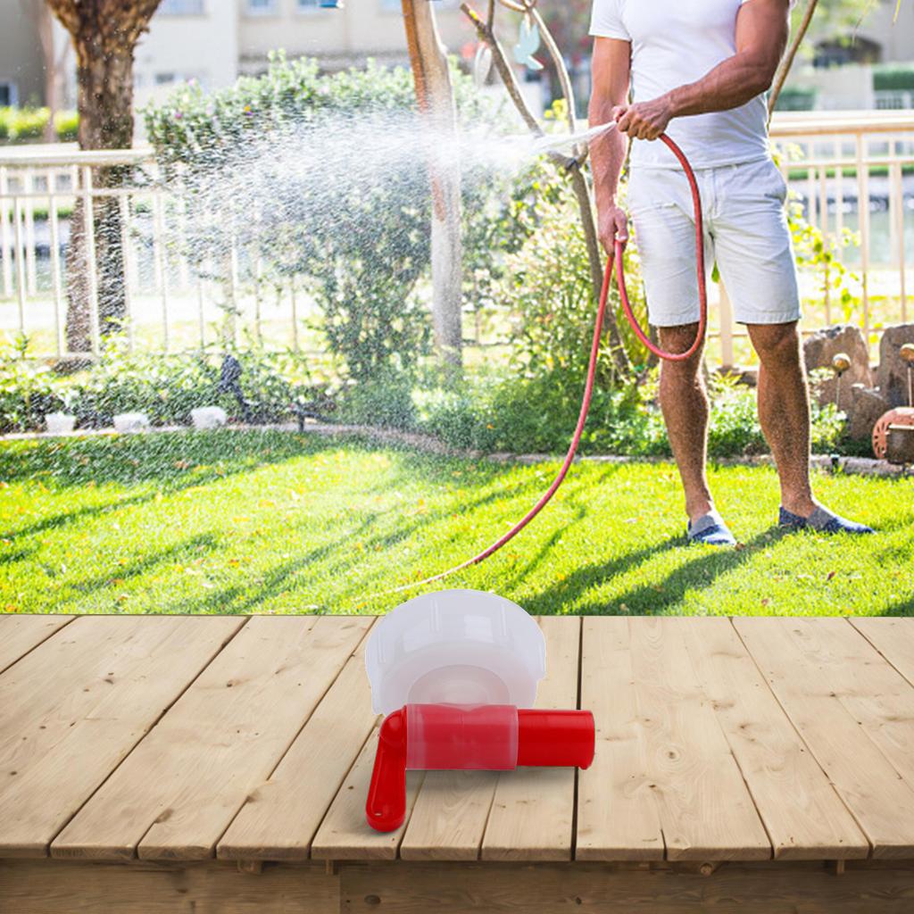 Outlet Tap Dosing Tap DN61 61mm Horticultural Plant Nutrient Solution Faucet Red White Plastic Faucet Watering Tap