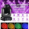 100W Compact LED Moving Head Lyre Beam Light | Sound Activated & DMX Control, Includes Flight Case for DJ, Wedding, Disco & Bar Stages