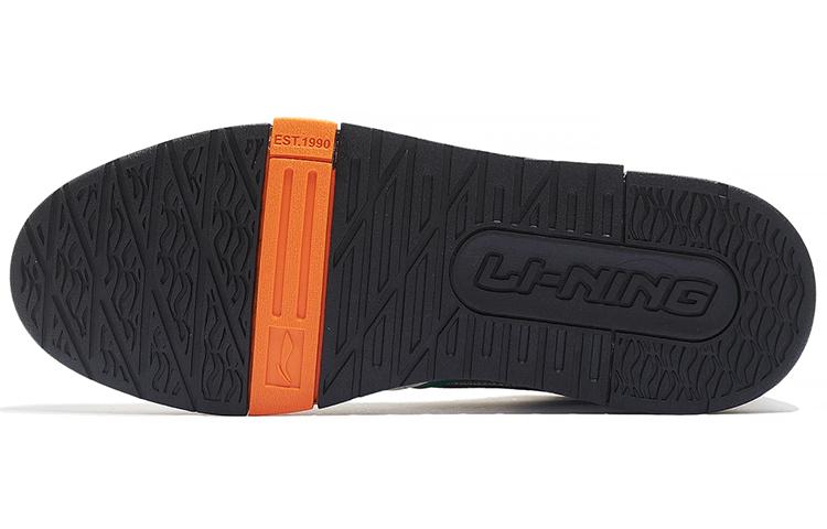 Li Ning 001 BTC Текстиль, Синтетическая кожа Амортизация Нескользящая Износостойкая Низкие Спортивные Повседневные Кроссовки AGCS103-4