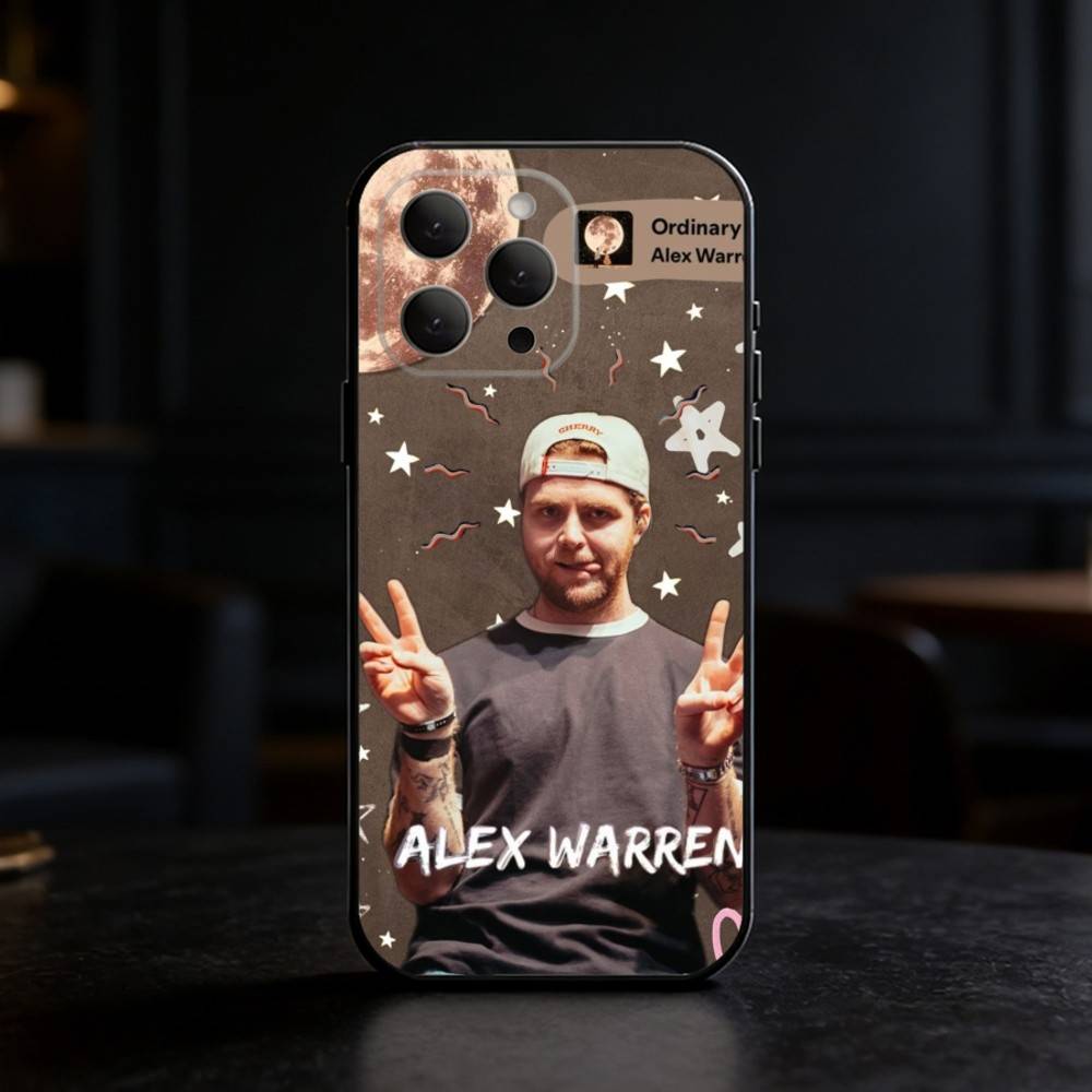 A-Alex W-Warren Singer FUNNY Magnetic Phone Case For iPhone 17,16,15,14,13,12,11 Plus,Pro Max,SE4Soft Silicone Black Cover