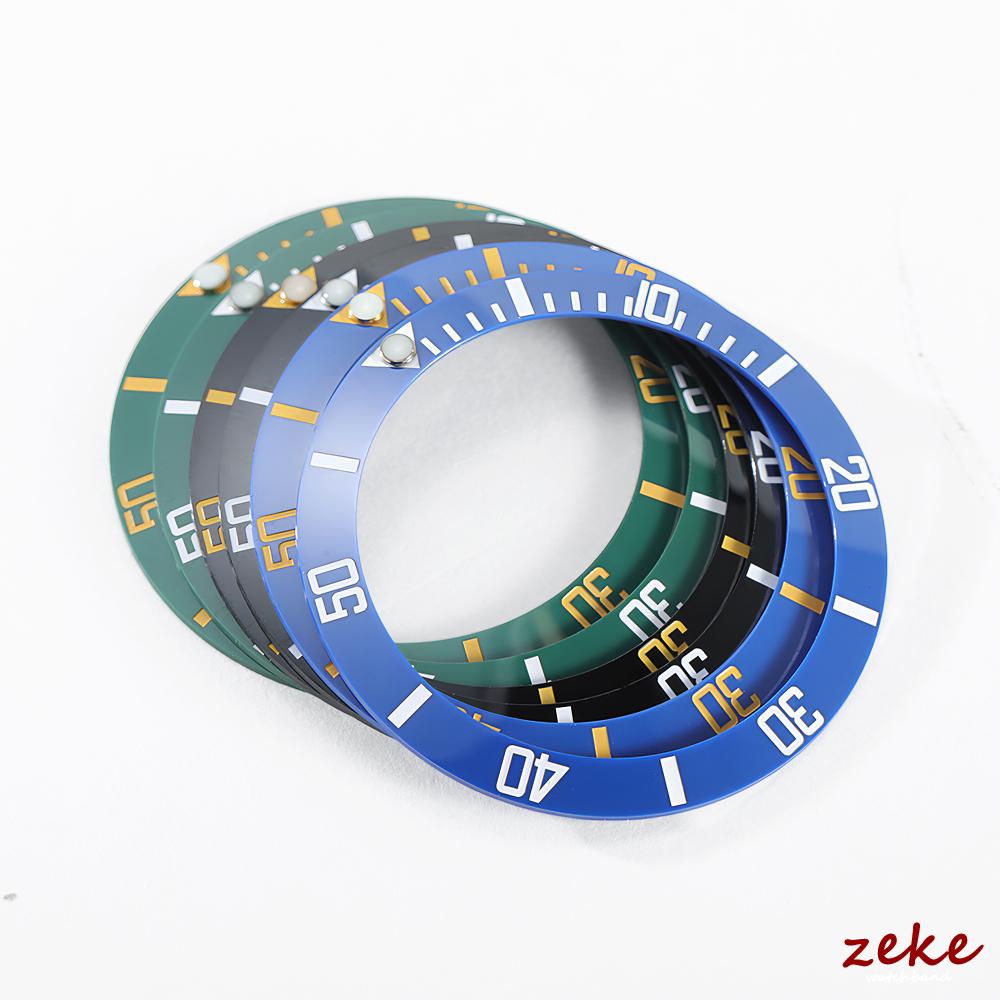 38 мм Керамический Сплав Вставка Безеля Кольцо Наклон для Корпуса Часов Water Ghost NH35 NH36 для GMT Дайвинг Мужские Часы Деталь Аксессуары