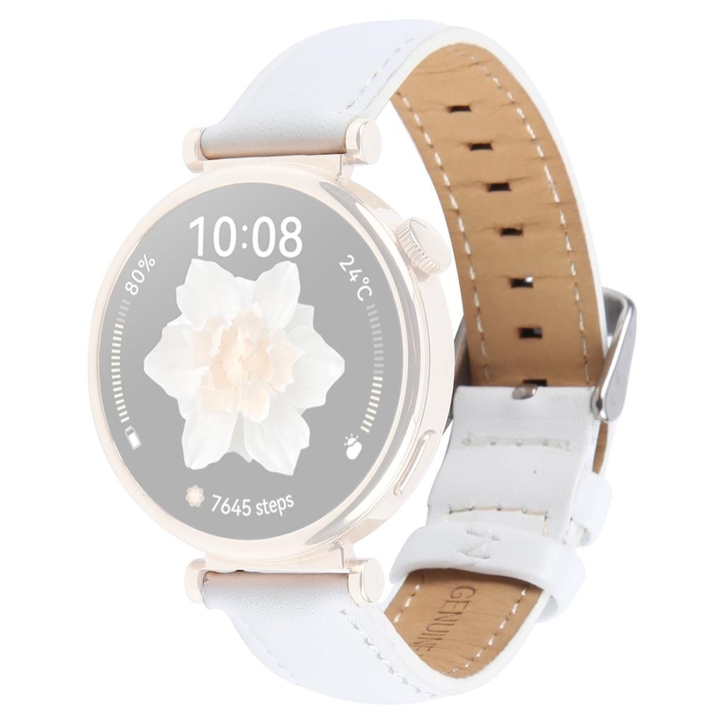 Ремешок 18 мм для Garmin Venu 3S/Forerunner 265S/Forerunner 255S/Venu 2S/Vivomove 3S, ремешок для часов из коровьей кожи высшего слоя