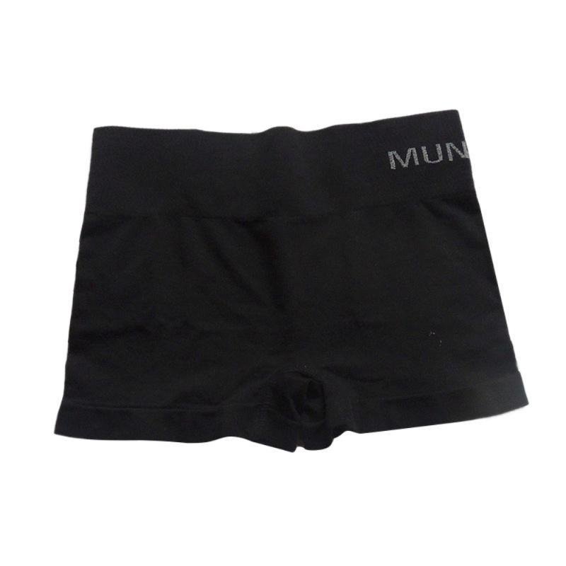 Solid Color Seamless High Waist Elastic Tight-Fitting Safety Pants