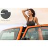 Upgrade Aluminum Alloy Sun Visor Repair Kit Heavy Duty Visor Mounting Clips Compatible With Jeep Wrangler JK JKU 2018/ Wrangler JL JLU 2018-/