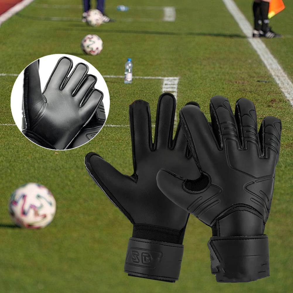 Футбольные вратарские перчатки Футбольные вратарские перчатки Дышащие футбольные тренировочные перчатки с регулируемым запястьем для молодежи и взрослых