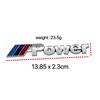 RLEB2 1PCS Car Shield Body Trunk Stickers 3D Metal Emblem Decal For BMW M Power E28 E30 E34 E46 E60 E90 F84 M3 M5 X4 X6 1 3 5 6 Series