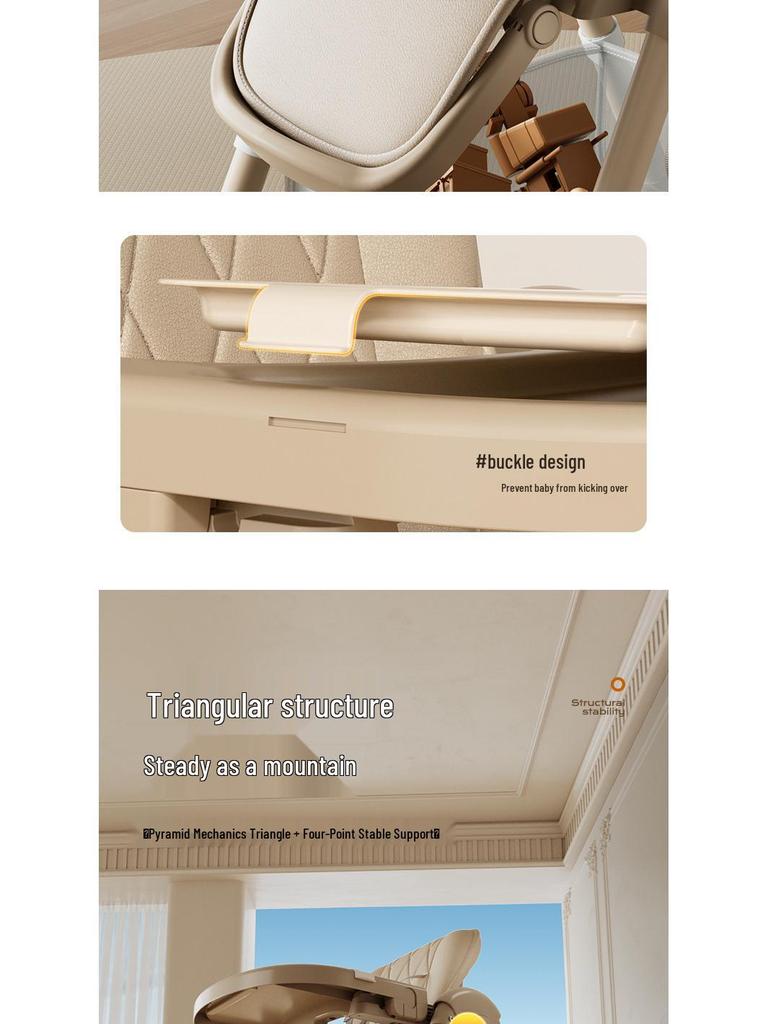 Многофункциональный портативный детский стульчик для кормления и набор обеденного стола