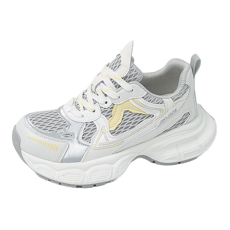 Popular women's breathable 2025 new spring platform versatile niche casual shoes sports women's shoes