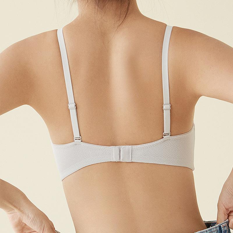 Новый летний бюстгальтер без стального кольца для девочек, дышащее легкое нижнее белье, женский бюстгальтер в сборе