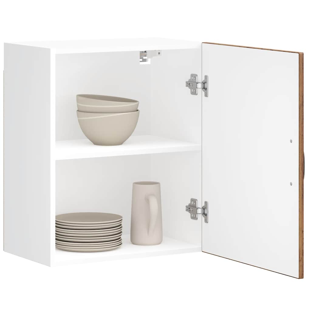 Kitchen Wall Cabinets 2 pcs Lucca Vintage Wood Look Particleboard