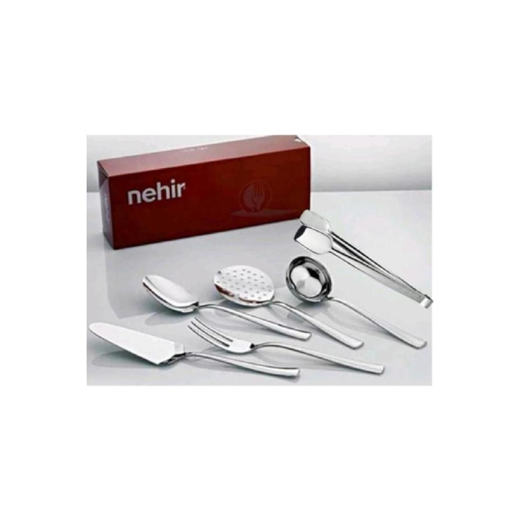 Сервировочный набор ковша-дуршлага из нержавеющей стали из 6 предметов