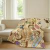 Anime Chibi maruko chan Blanket For Sofa Office Bed Plane Travel Sleep Read Relax Camping Soft And Warm