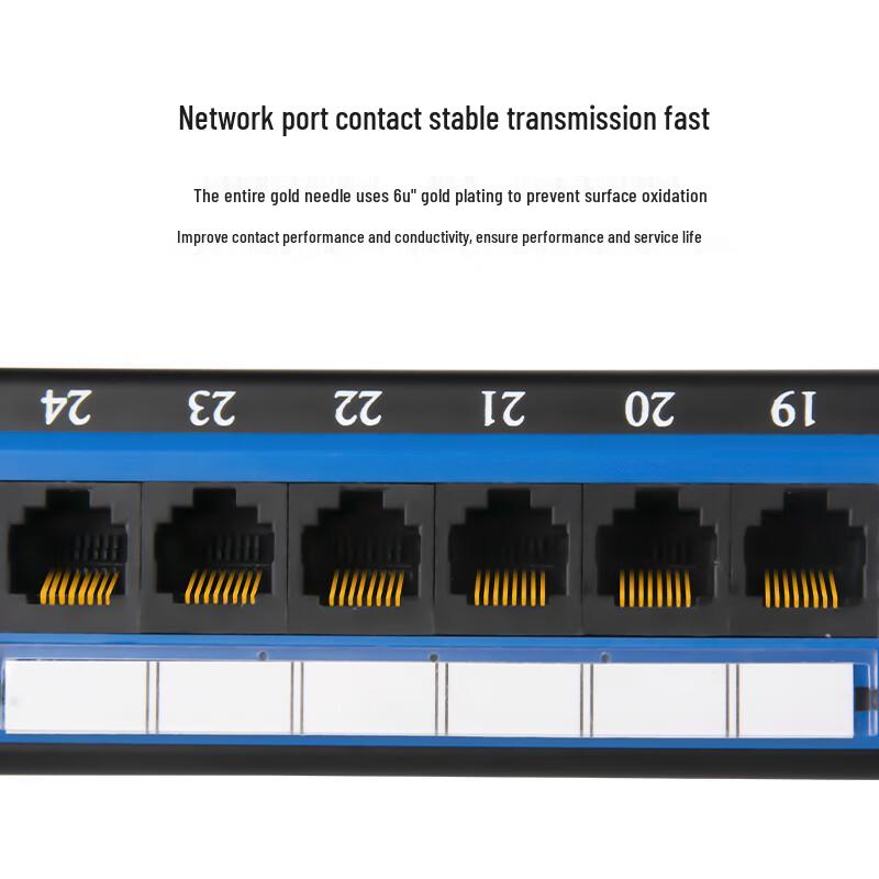 BOYANG CAT5e 24-Port Network Patch Panel