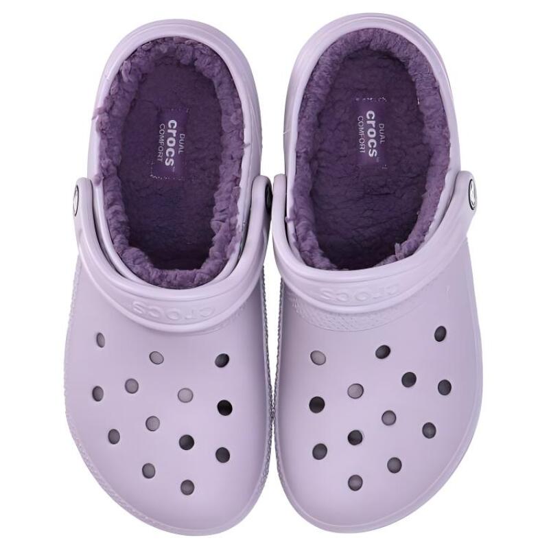 Crocs Удобные Простые Дырочные Туфли Женские Фиолетовые