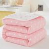 Nordic Throw Blanket For Beds Cotton Gauze Towel Quilt Adult Kawaii Blanket Summer Thickened Sofa Cover Soft Cartoon Bedspread