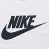 Nike Принт логотипа, стандартный рукав, круглый вырез, короткий рукав, однотонные свободные брюки с эластичными манжетами, повседневный спортивный комплект для мужчин AR5005-101+FB7498-010