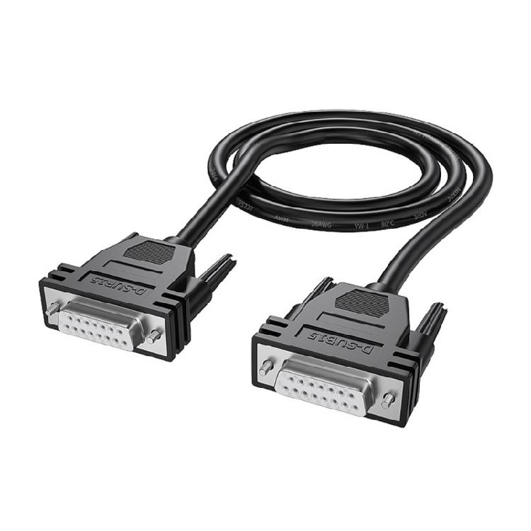 Кабель DB15 DB15 Female to Male Кабель для передачи данных Двойное экранирование Металлическая оплетка и защита из алюминиевой фольги