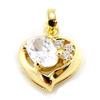 [G1667] - Gold Plated Pendant 'Charm of Love'