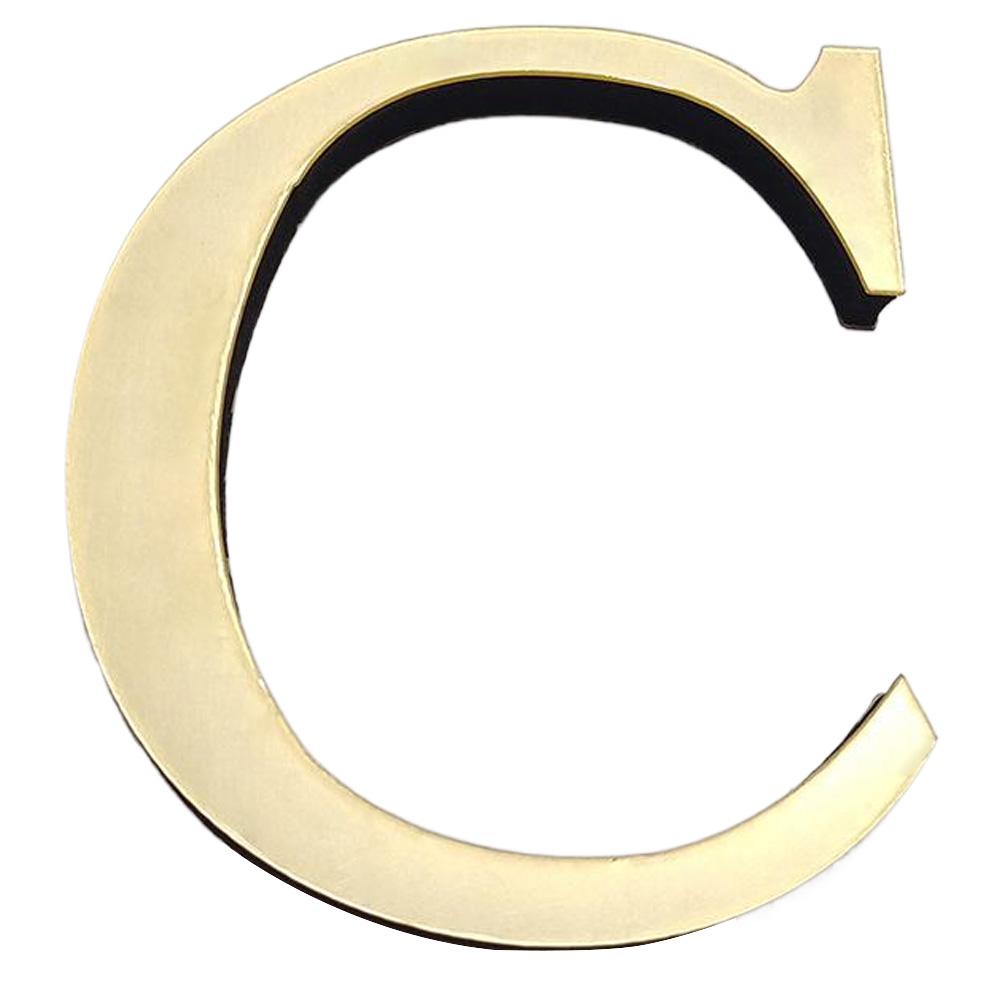 20см 3D Акриловые Английские Буквы Наклейки на Стену Декоративные Буквы Настенные Украшения Золотой Алфавит Настенные Орнаменты для Настенного Искусства