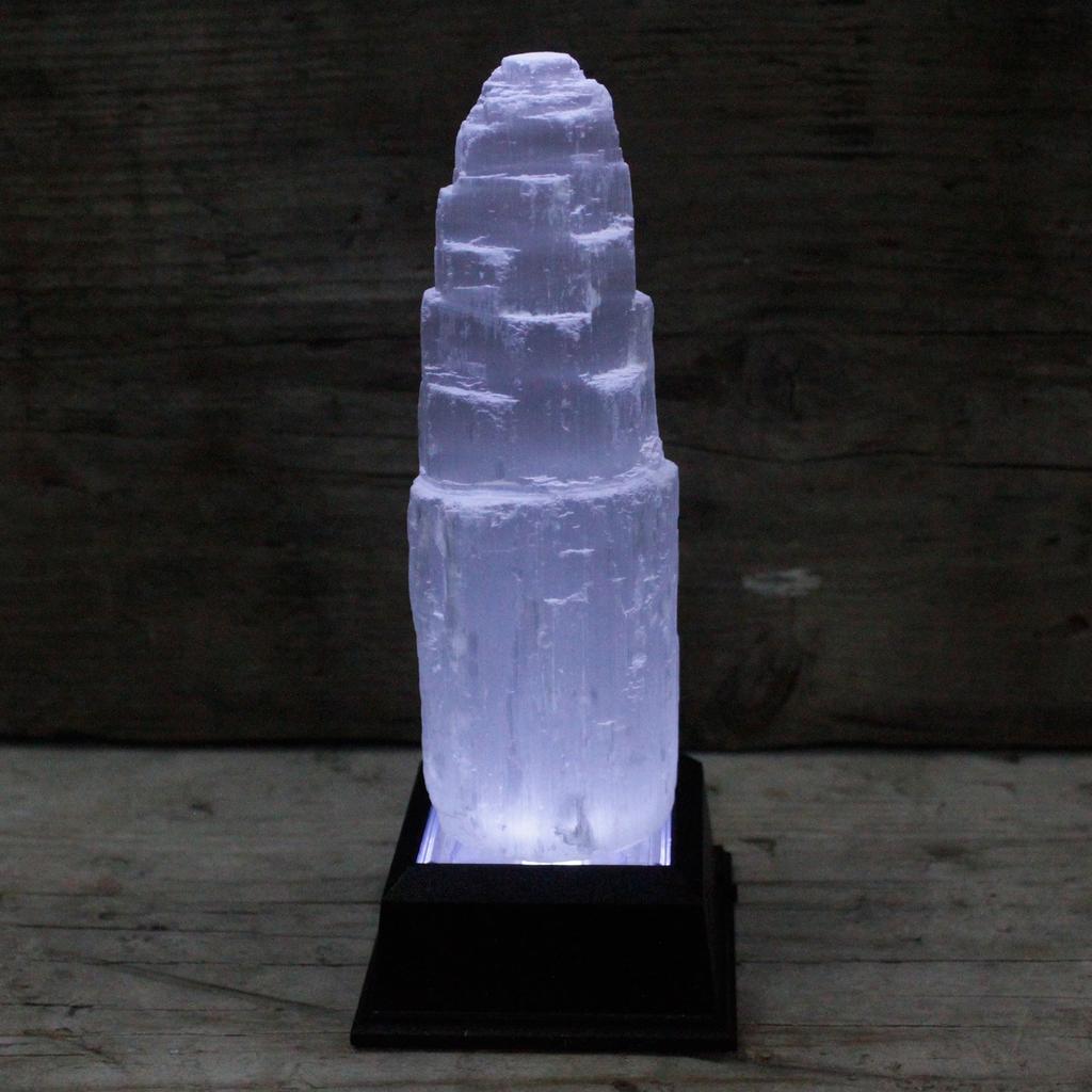 Selenite Crystal Tower - 15 cm